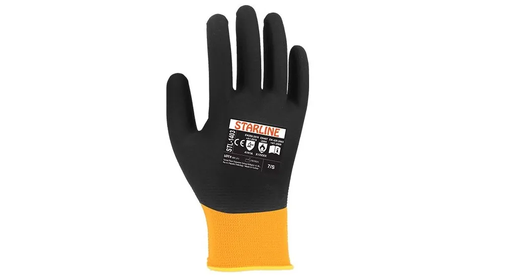 Starline STL-1403 Köpük Nitril Kaplı İş Eldiveni 
