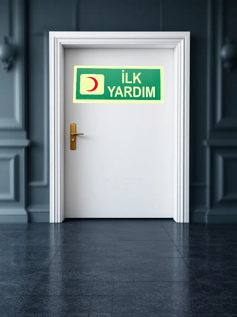 Fosforlu Fotolümen İlk Yardım Levhası