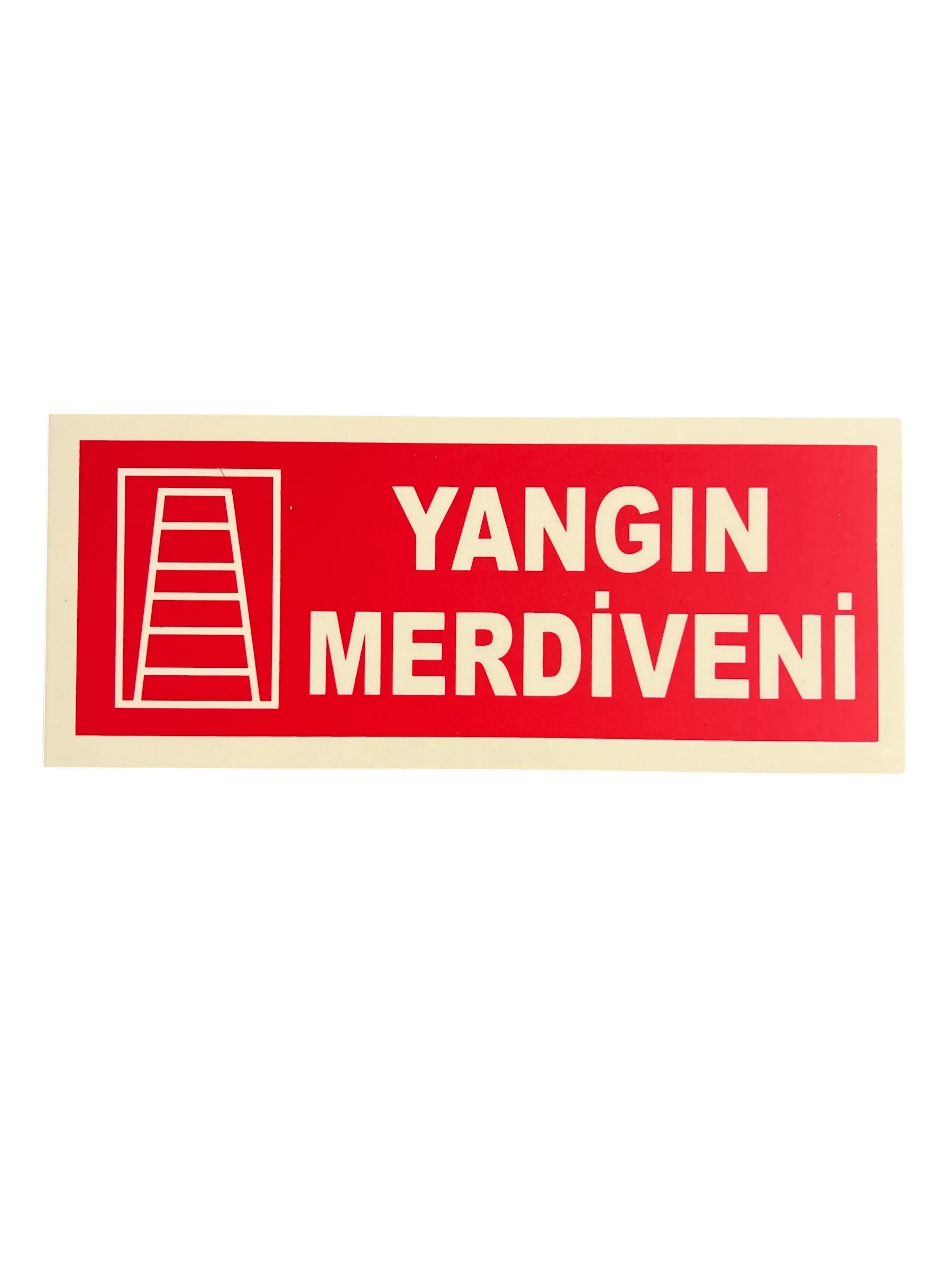 Fosforlu Fotolümen Yangın Merdiveni Levhası