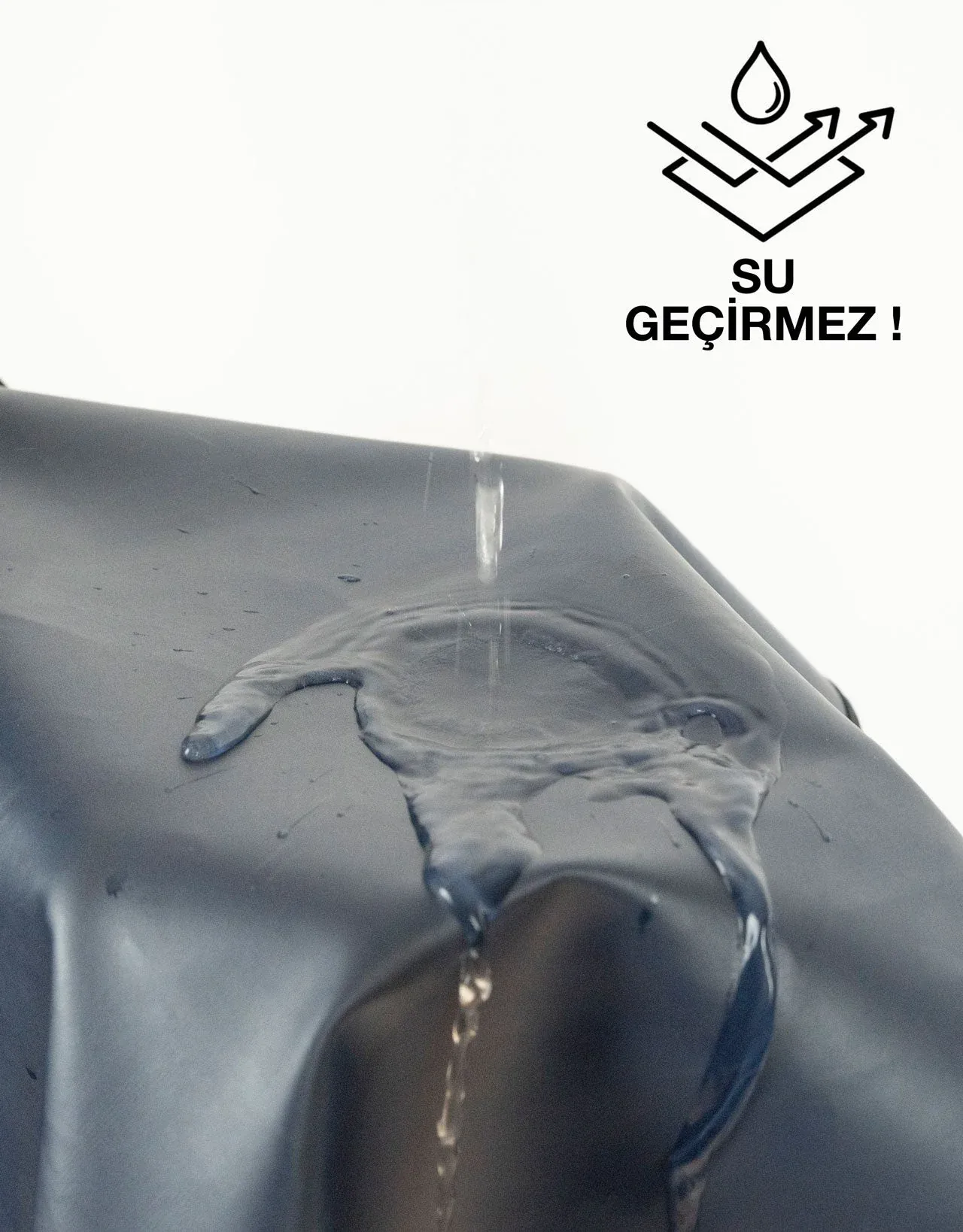 PVC Mutfak Bulaşık Önlüğü Lacivert Su Geçirmez ve Dayanıklı