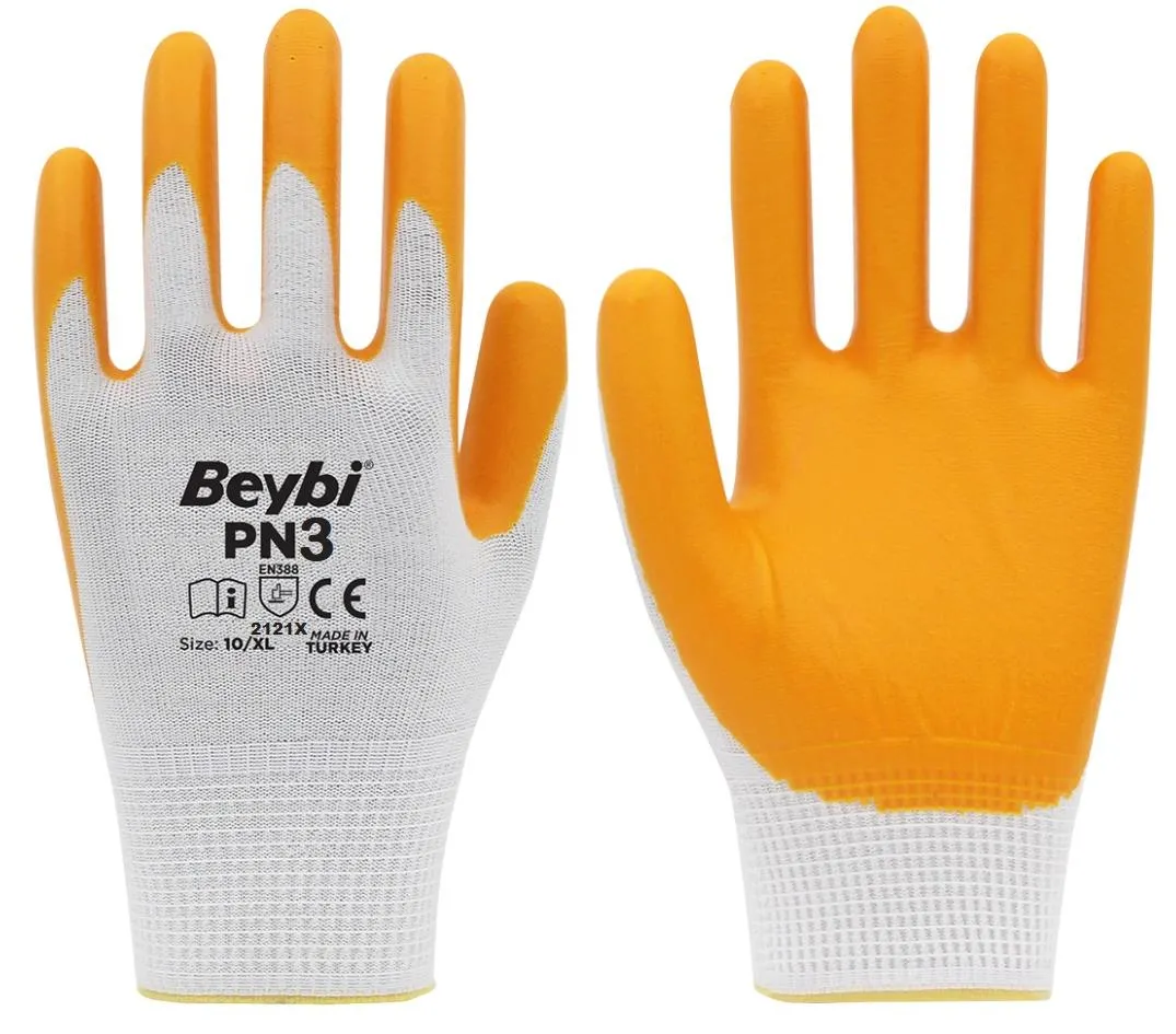 Beybi PN3 Nitril İş Eldiveni (Montaj ve Genel İşler İçin)