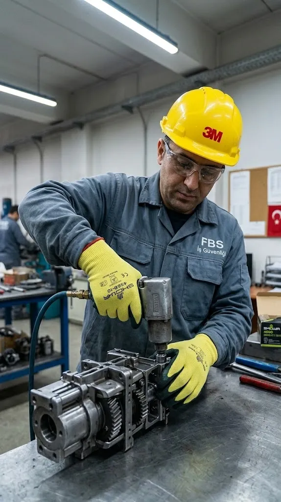 Showa 4560 Zorb-It Kesilmeye Dayanıklı Kevlar Köpük Nitril İş Eldiveni
