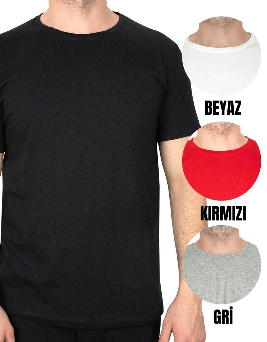 Penye Bisiklet Yaka Tişört