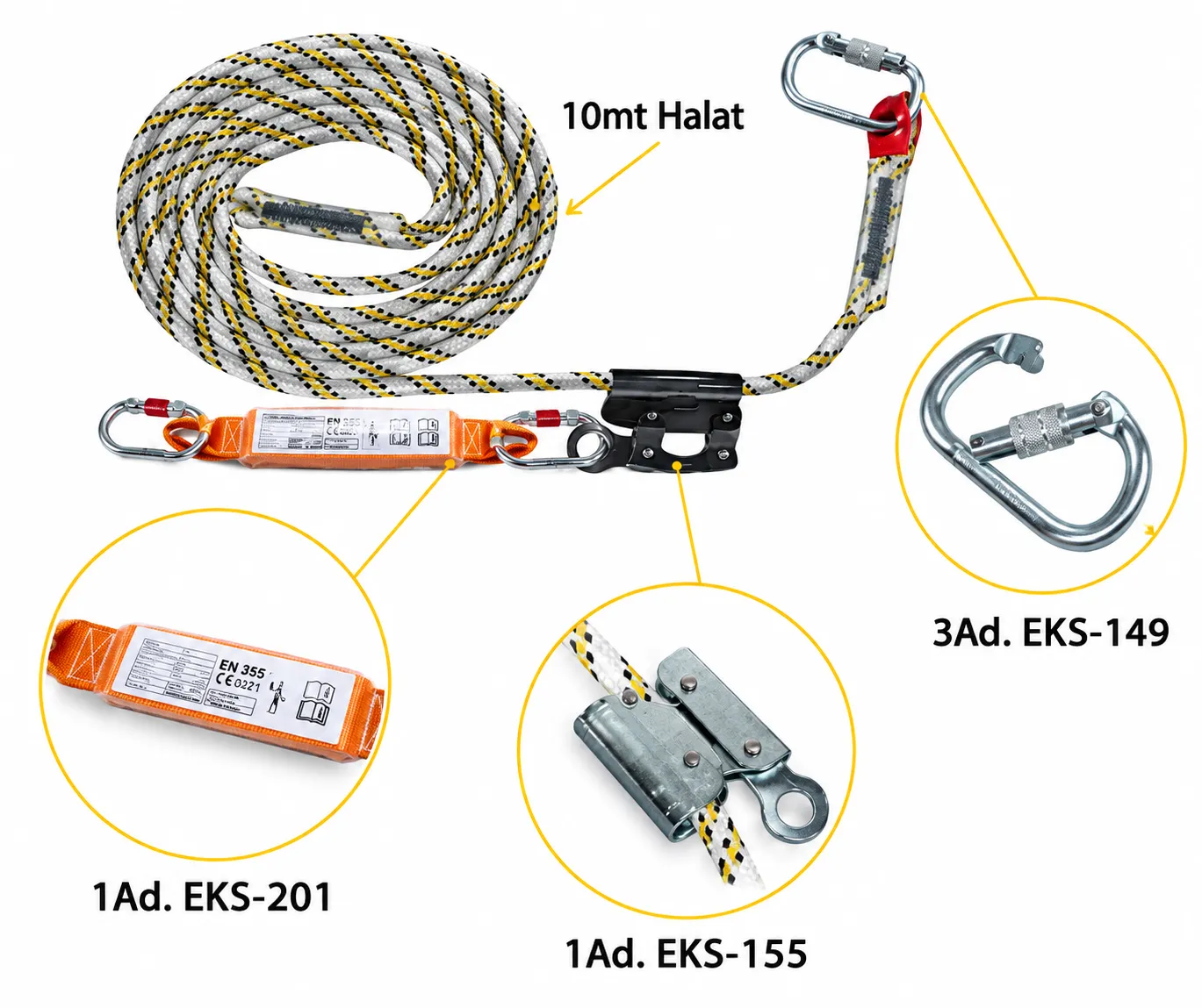 EKS-261-D Mobil Dikey Yaşam Hattı