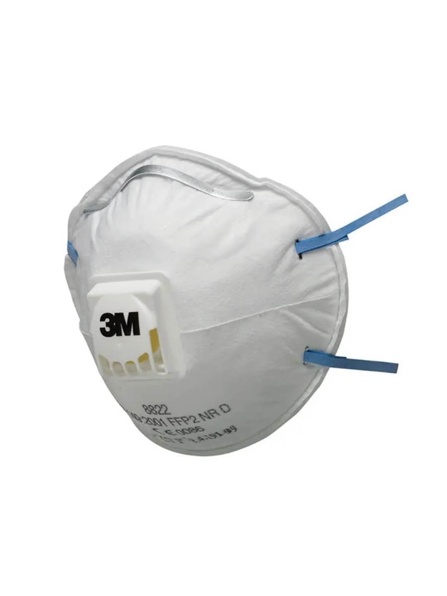 3M 8822 FFP2 Ventilli Toz ve Sis Maskesi (10