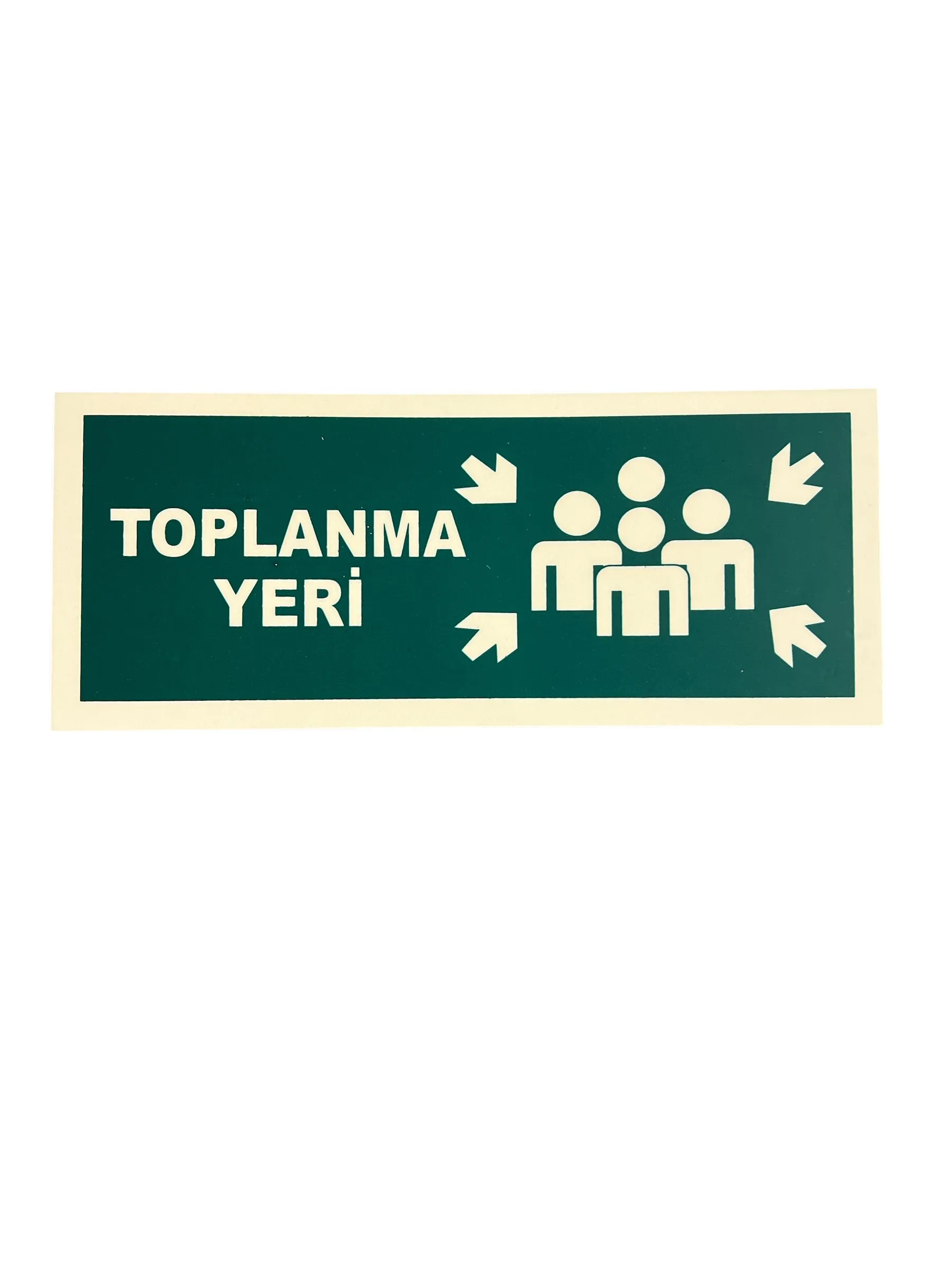 Fosforlu Fotolümen Toplanma Yeri Levhası