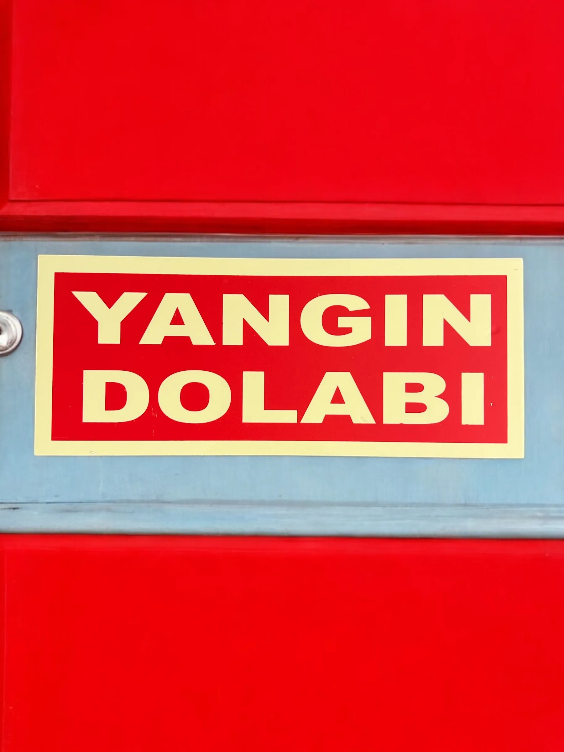 Fosforlu Fotolümen Yangın Dolabı Levhası